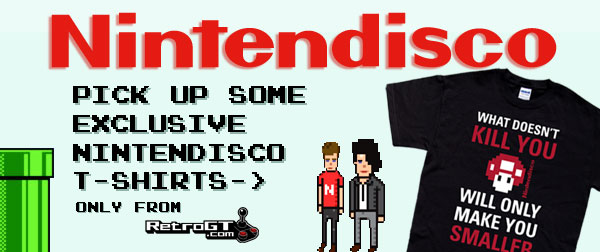 Pick up some exclusive Nintendisco t-shirts, only from RetroGT.com