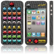 Pixel Invaders Phone Skin (Dark)