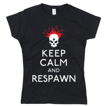 Photograph: Keep Calm & Respawn Girls T-Shirt