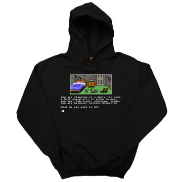 Photograph: Text Adventure Hoodie