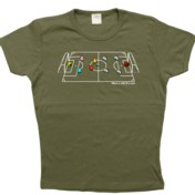 Pixel Soccer Girls T-Shirt