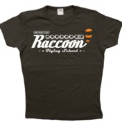 Raccoon Flying School Girl's T-Shirt
