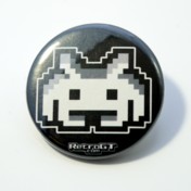Invader Pin Badge 38mm