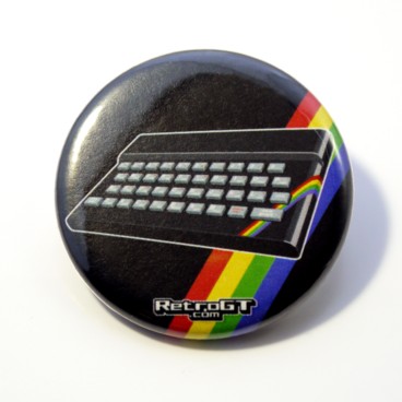 Photograph: ZX Spectrum Pin Badge 38mm