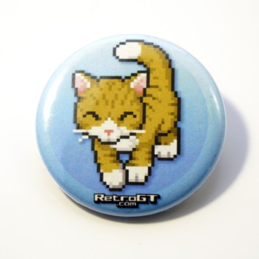 Photograph: Pixel Pets Cat Pin Badge 38mm