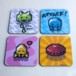 Alternative photo: Invader Coaster Set