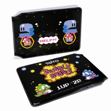 Photograph: Bubble Bobble HELP! Card Holder