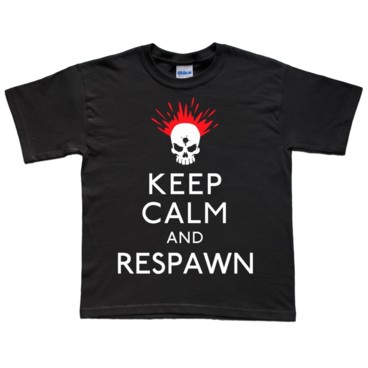 Photograph: Keep Calm & Respawn Kid's T-Shirt