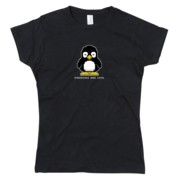 Pixel Penguin Girl's T-Shirt