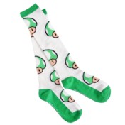 Mario Green Mushroom Socks