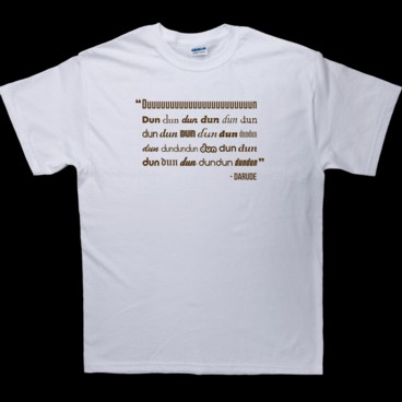 Photograph: Darude - Sandstorm Lyrics T-Shirt