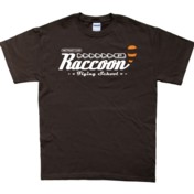 Raccoon Flying School T-Shirt