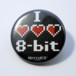 Alternative photo: 8-BIT Pin Badge 38mm