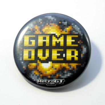 Photograph: Game Over Pin Badge 38mm