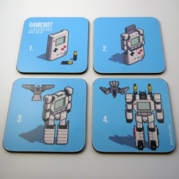 Photograph: Gamebot Pixel Coaster Set
