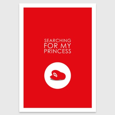 Photograph: Retro print: Searching for my princess (M)