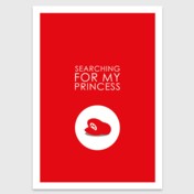 Retro print: Searching for my princess (M)