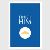 Retro print: Finish Him